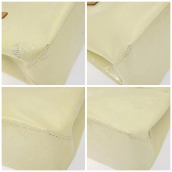 LOUIS VUITTON Monogram Vernis Reade PM Hand Bag Perle M91336 LV Auth BA3673 - Picture 14 of 16